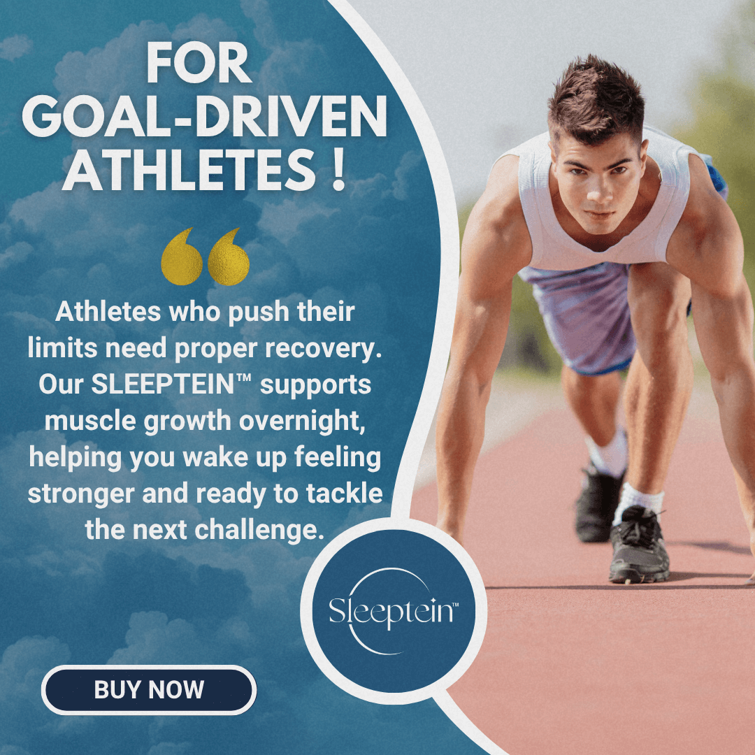 Sleeptein™ Sleep Protein Powder – Sleep Aid & Muscle Recovery Shake