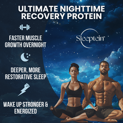 Sleeptein™ Sleep Protein Powder – Sleep Aid & Muscle Recovery Shake